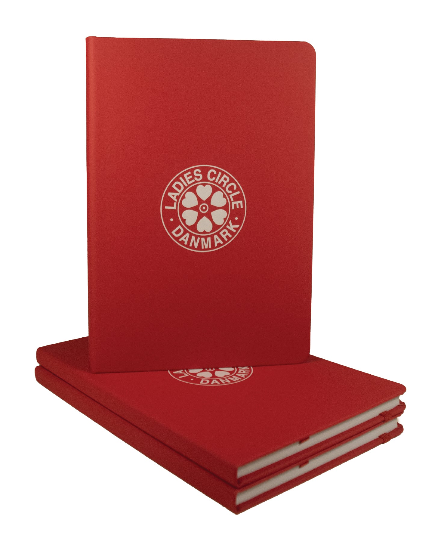 LCD notesbog A5 rød