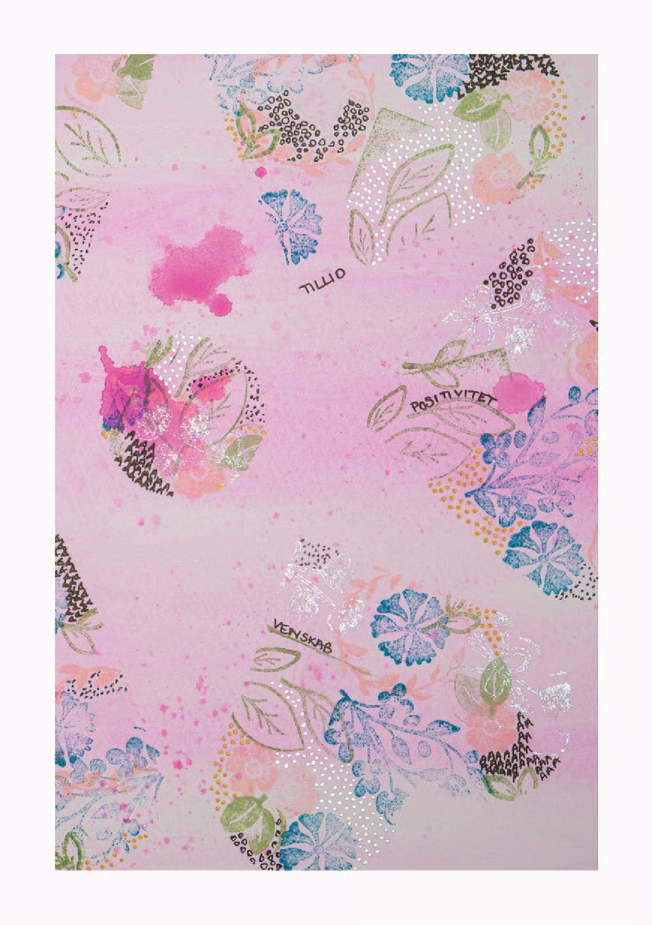 LCD kunstkort A5 nr. 2