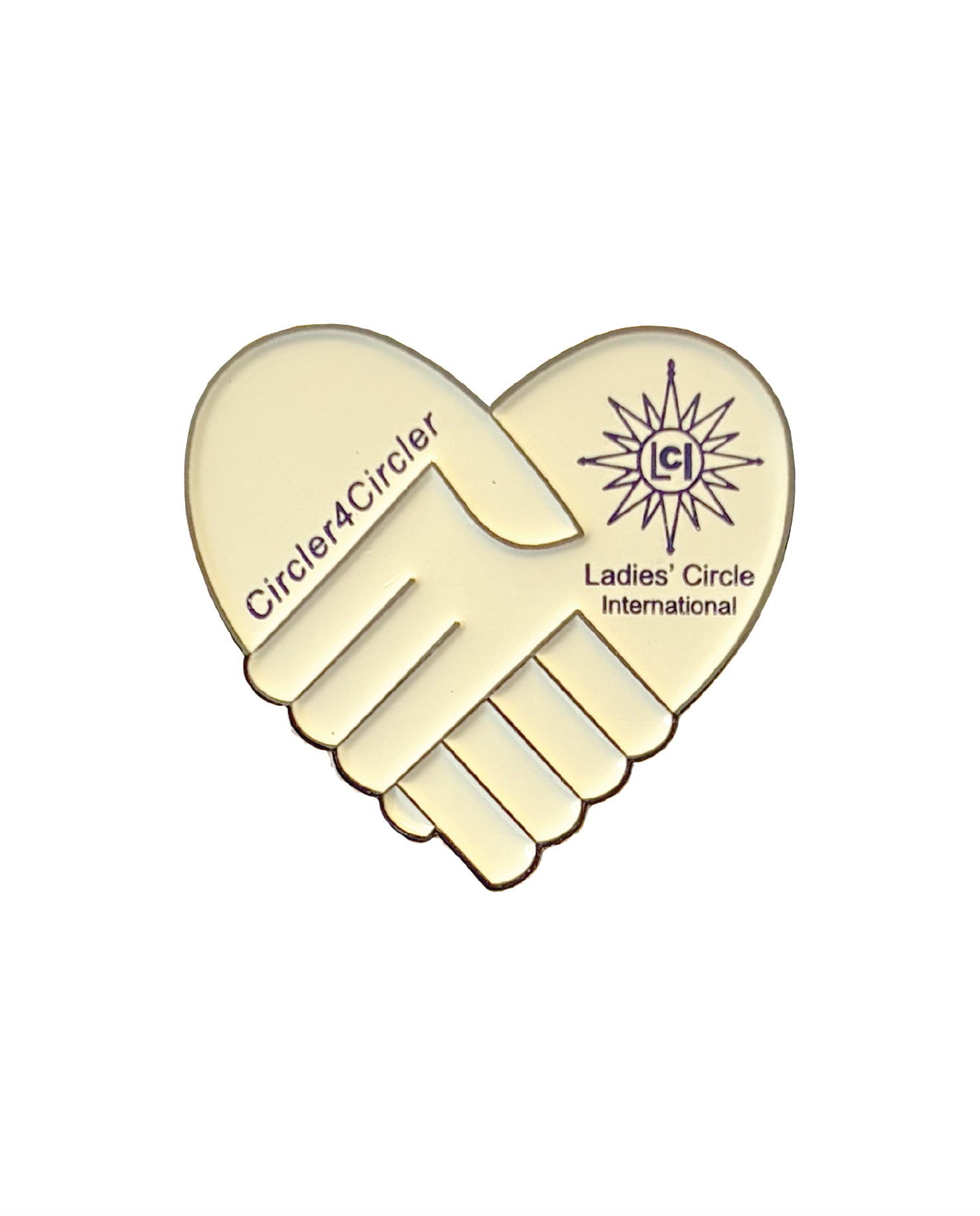 LCI Circler4Circler pin - hvid