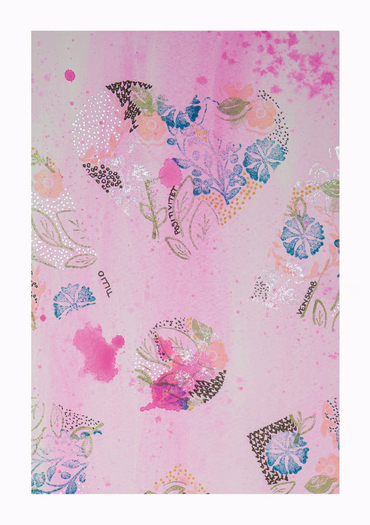 LCD kunstkort A5 nr. 5