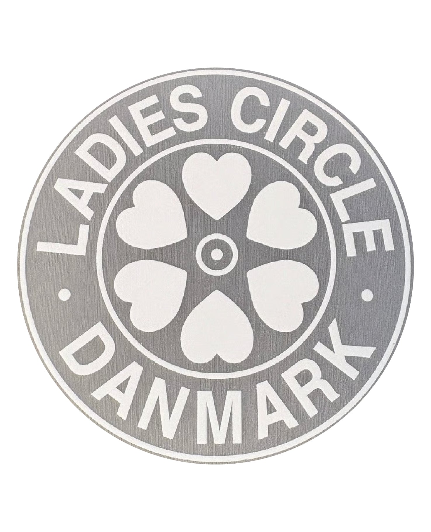 LCD logo strygemærke til tryk på tøj - 80 mm