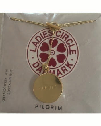 Charity halskæde guld